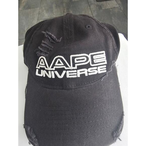 A Bathing Ape AAPE Hat Weathered Apunvs Ball Cap - Picture 2 of 7